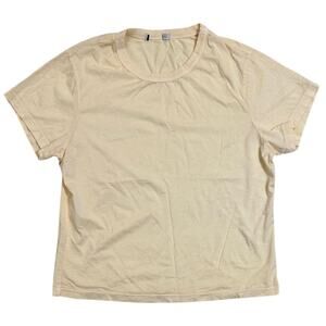 Buck Mason Women's Pima Supima Cotton Boxy Crewneck Made in USA Tee T-Shirt